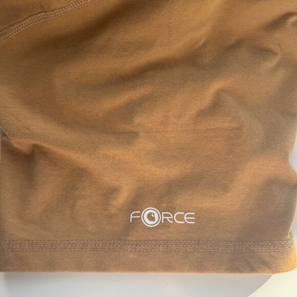 Carhartt Mens Relaxed Fit Force Pocket T-Shirt Gold Large Polyester Blend - Picture 3 of 6